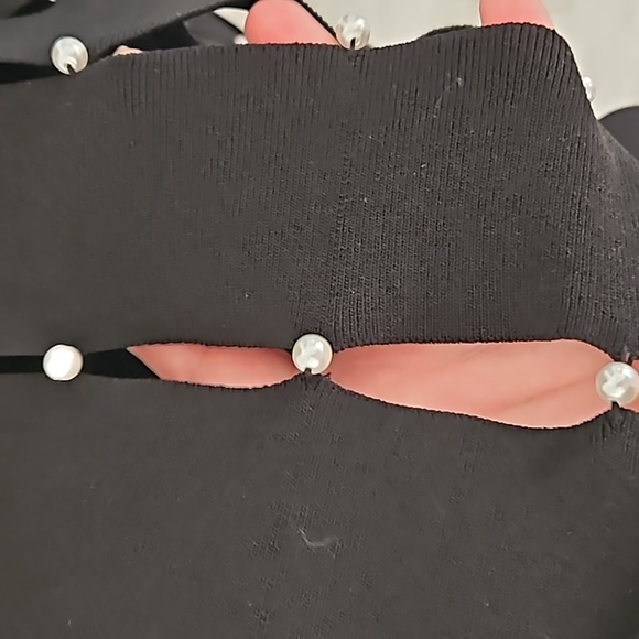 SANDROFringe studded stretch-knit maxi dress - Picture 8 of 9